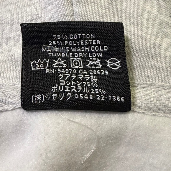 Stussy Honolulu Chapter Ash Grey Full Zip Hoodie Sweatshirt Jacket Mens XL - Picture 7 of 8